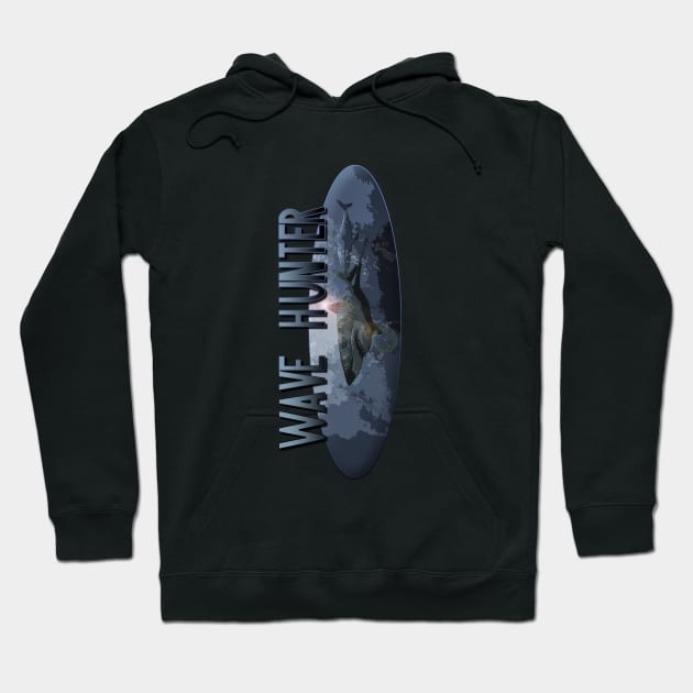 WAVE HUNTER II Hoodie by MikaelJenei